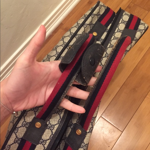 Vintage Gucci luggage/suitcase/weekender/travel - Picture 3 of 6